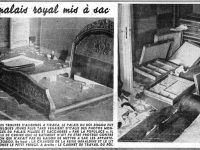 Dy fotografi të rralla të Pallatit Mbretëror të Zogut, i shkatërruar nga populli